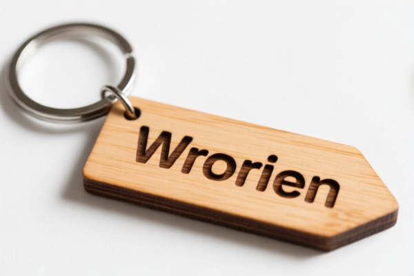 Wooden Keychain Sign