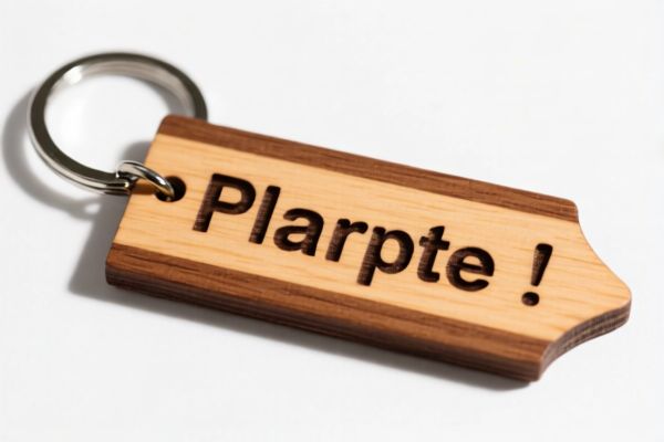 Wooden Keychain Sign