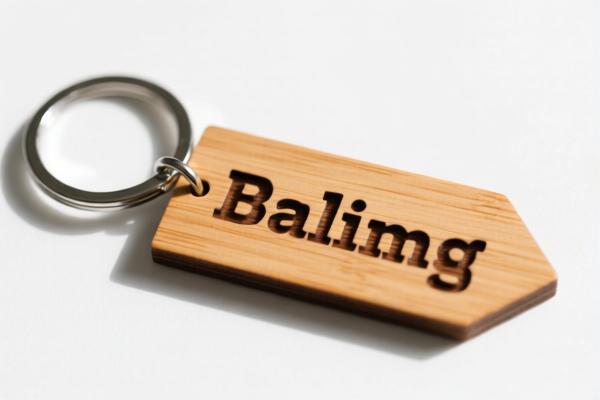 Wooden Keychain Sign
