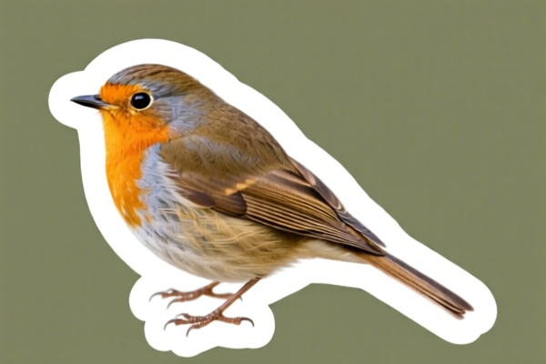 Image for bird cloth sticker