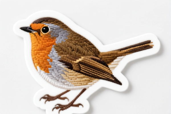 Image for bird cloth sticker