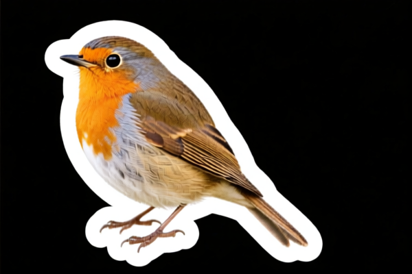 Image for bird cloth sticker