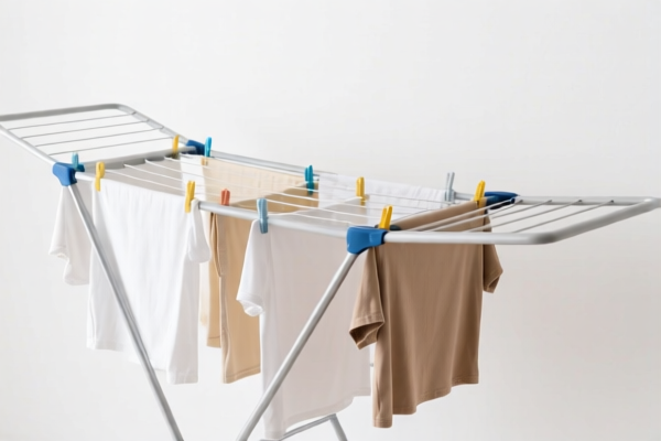 Image for SOLID WOOD CLOTHES DRYING RACK