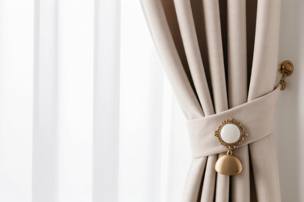 Image for curtain fixing device