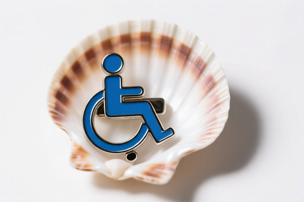 Image for disabled person clip on shell