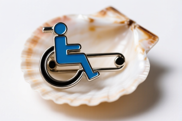 Image for disabled person clip on shell