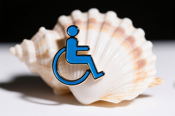 Image for disabled person clip on shell
