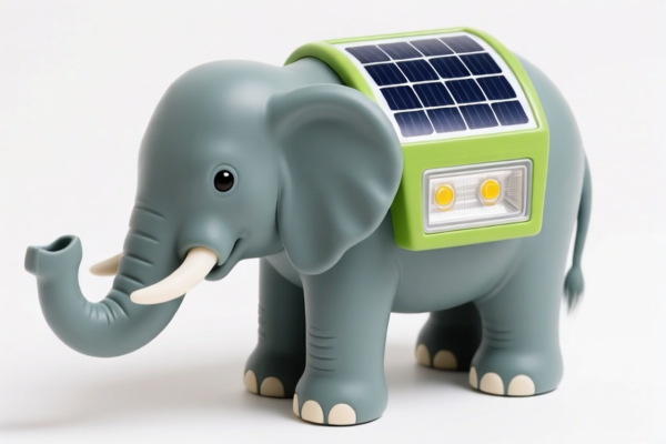 Image for ELEPHANT ORNAMENTS WITH SOLAR LANTERNS