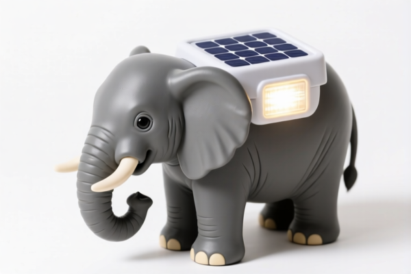 Image for ELEPHANT ORNAMENTS WITH SOLAR LANTERNS