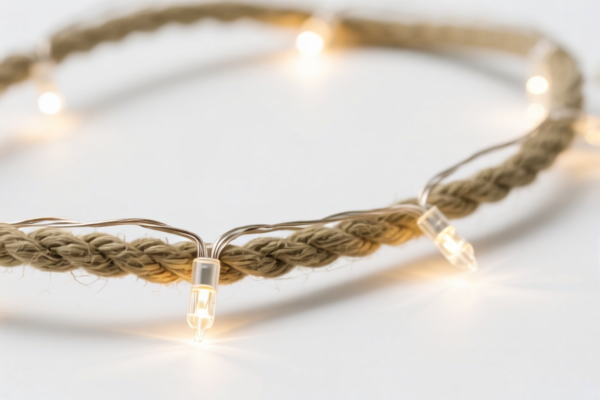 Image for hemp rope light string