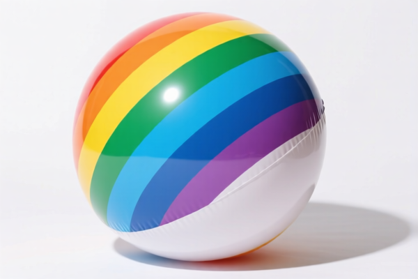 Image for inflatable rainbow ball