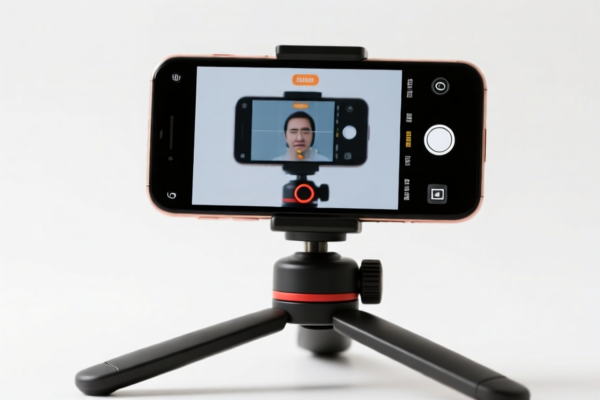 Image for mobile phone tripod with automatic face tracking