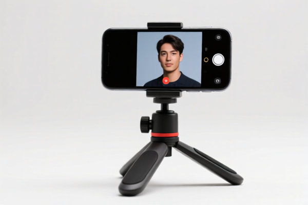 Image for mobile phone tripod with automatic face tracking