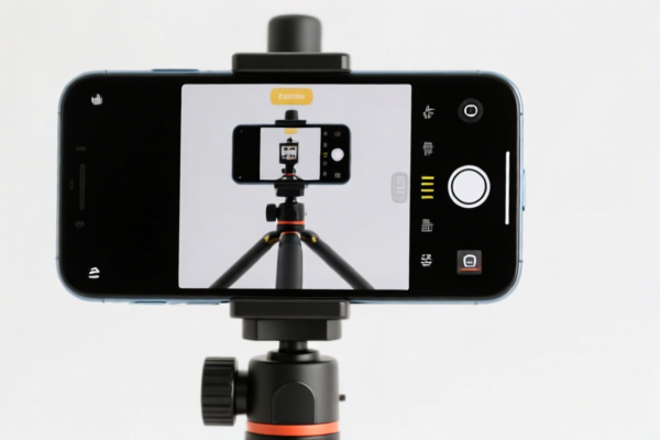 Image for mobile phone tripod with automatic face tracking