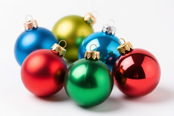 Image for plastic christmas baubles