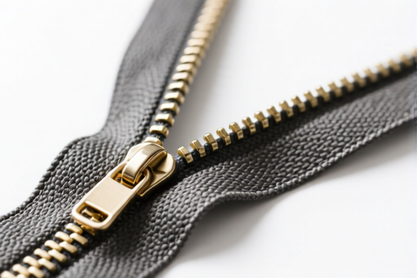 Image for us garment brass zippers