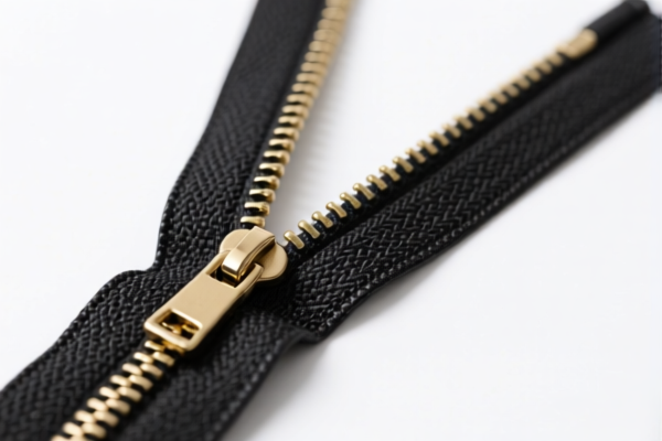 Image for us garment brass zippers